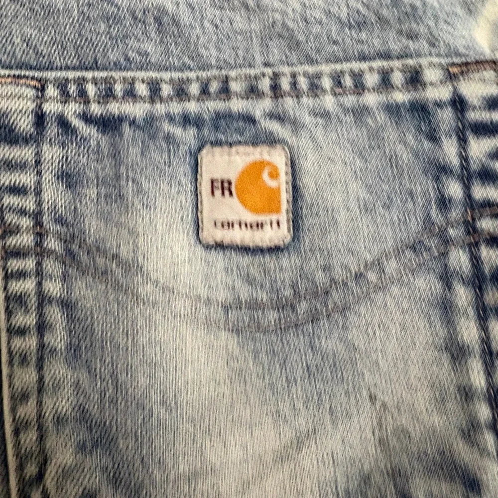 Carhartt FR Flame Resistant Relaxed Fit Jeans Light Wash Denim 32x32 FRB160 DNM
